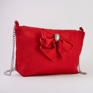 borsa-beauty catena e fiocco bottone strass rossa-002-2023