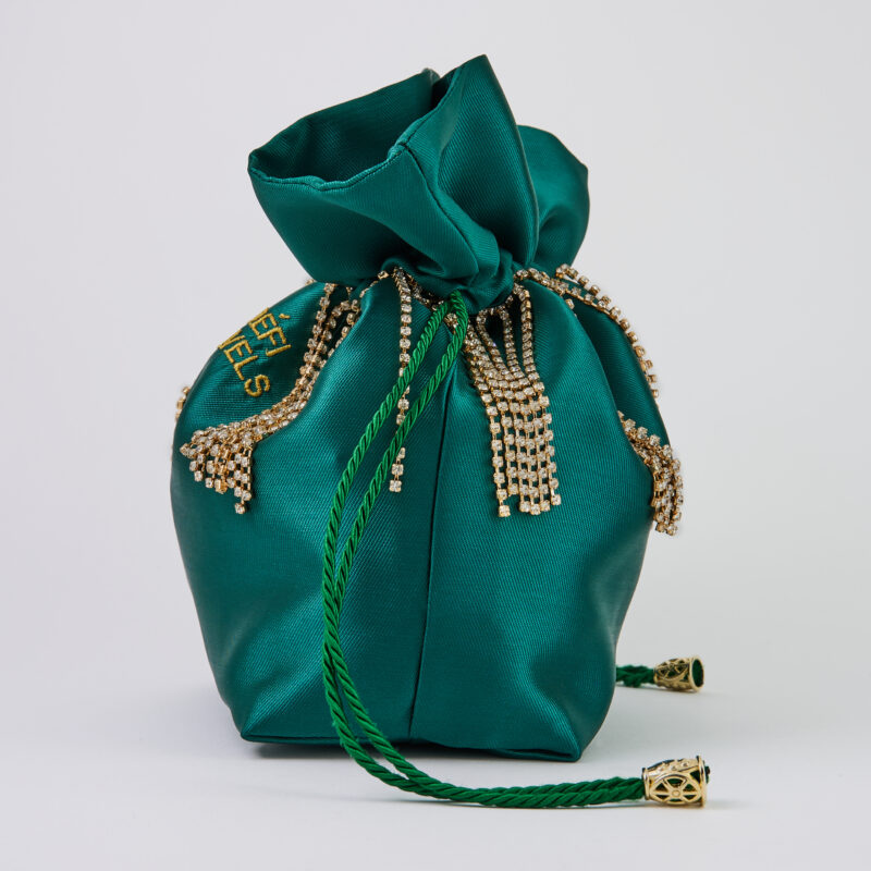 Mini borsa a mano con strass Sofia Donna Mini borsa a mano con strass Sofia Donna